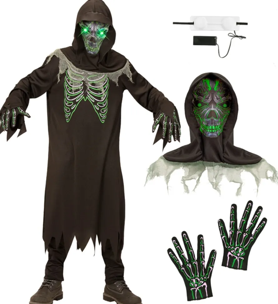 Strój ŚMIERCI na Halloween - interaktywny