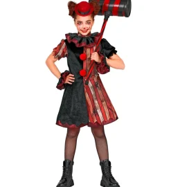 Strój na Halloween CLOWN Z HORRORU dla dziewczynki