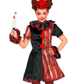 Strój na Halloween CLOWN Z HORRORU dla dziewczynki