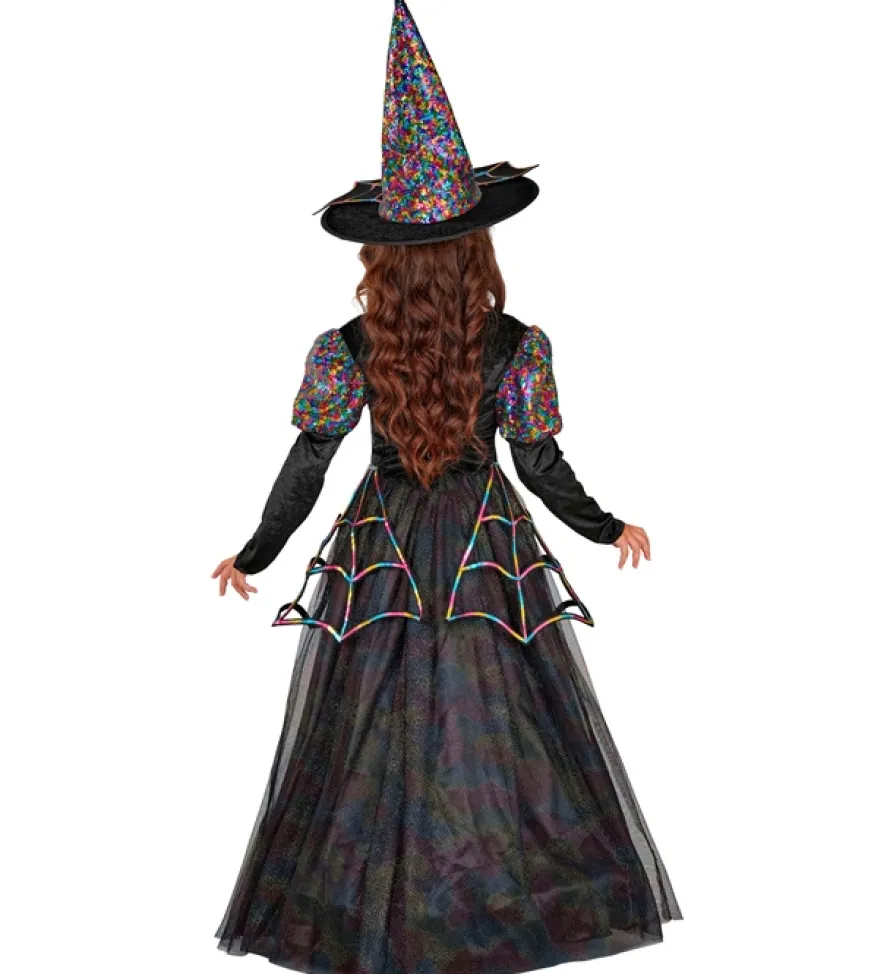 Strój na Halloween CZAROWNICA w sukni balowej