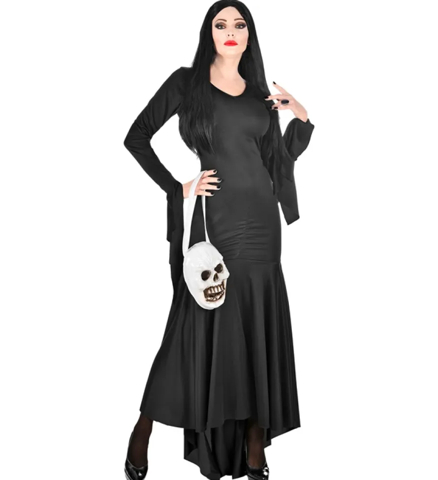 Strój na Halloween gotycka dama MORTICIA