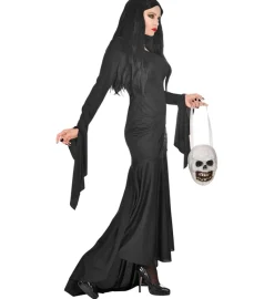 Strój na Halloween gotycka dama MORTICIA