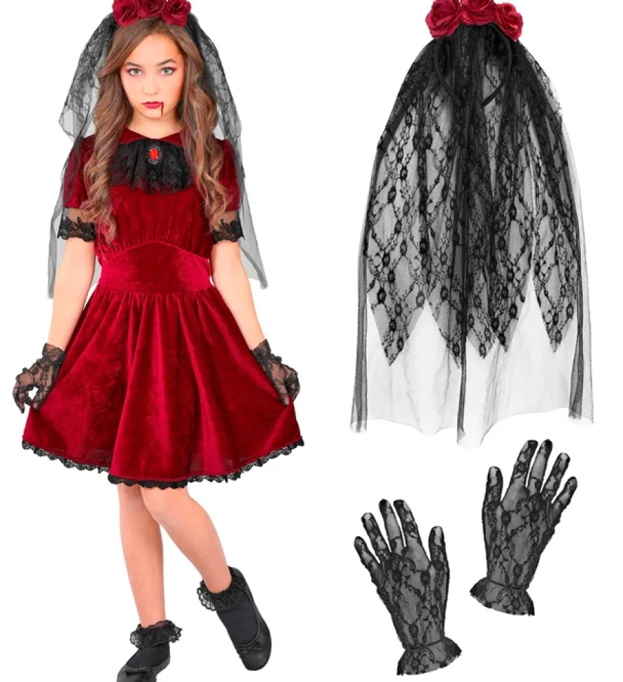 Strój na Halloween PANNA MŁODA Dia de los Muertos