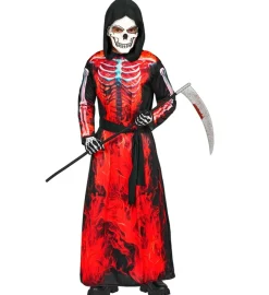 Strój na Halloween PŁONĄCA KOSTUCHA