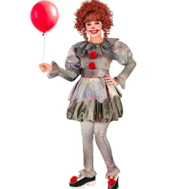 Strój na Halloween ZABÓJCZY CLOWN dla dziewczynki