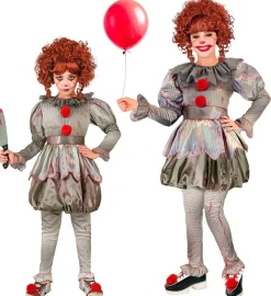 Strój na Halloween ZABÓJCZY CLOWN dla dziewczynki