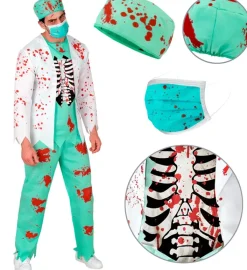 Strój na Halloween ZOMBIE DOKTOR