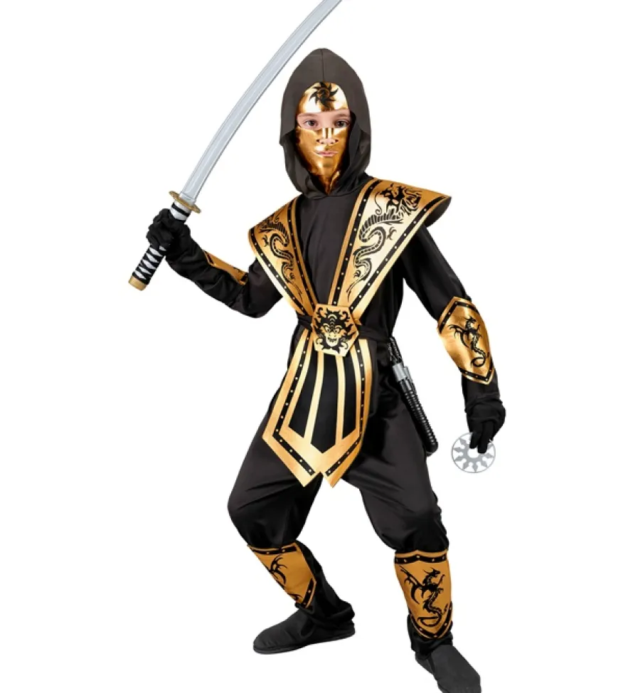 Strój ninja GOLD KOMBAT