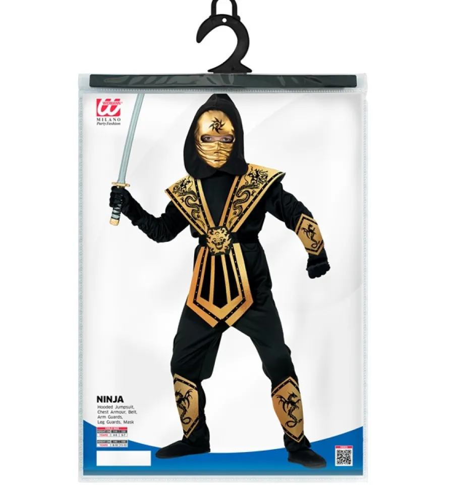Strój ninja GOLD KOMBAT