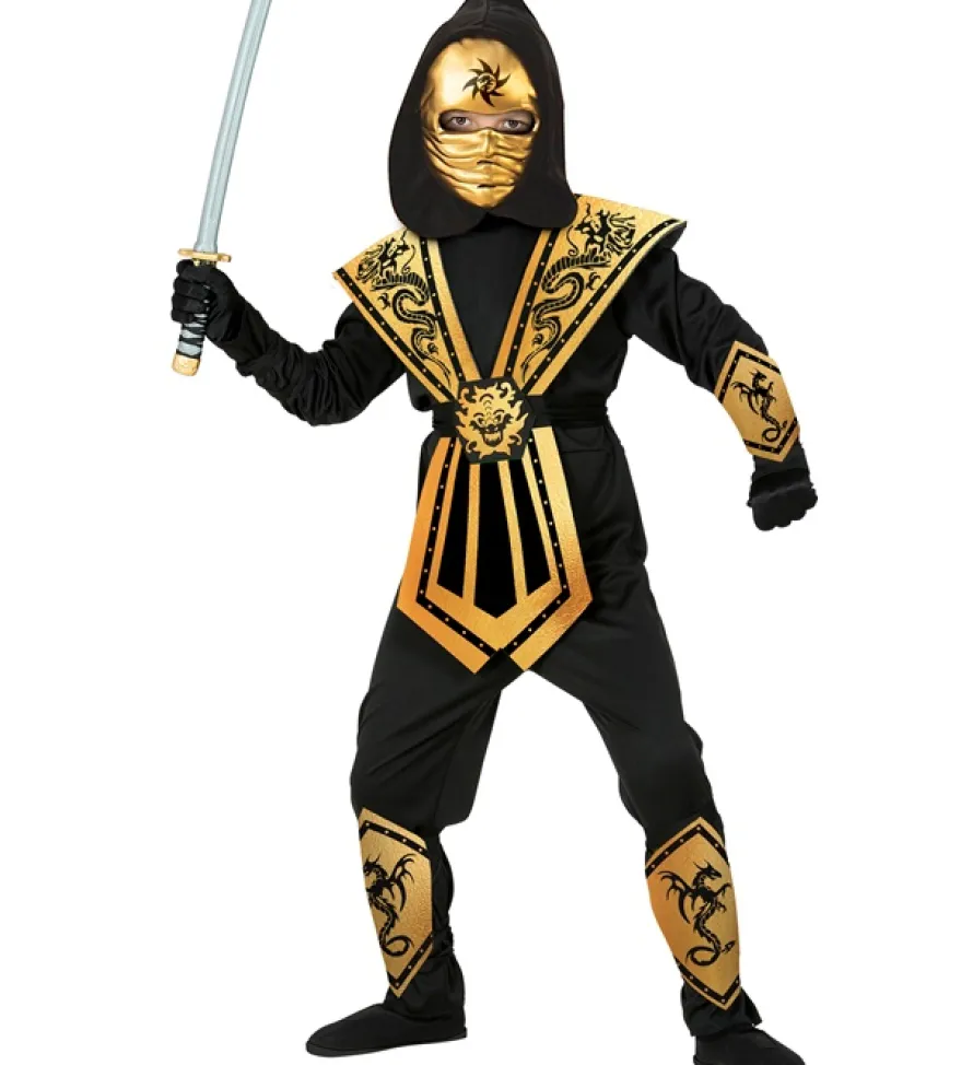 Strój ninja GOLD KOMBAT