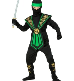 Strój ninja KOMBAT zielony