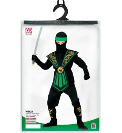 Strój ninja KOMBAT zielony