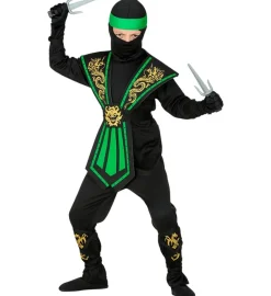 Strój ninja KOMBAT zielony