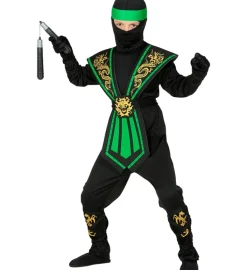 Strój ninja KOMBAT zielony