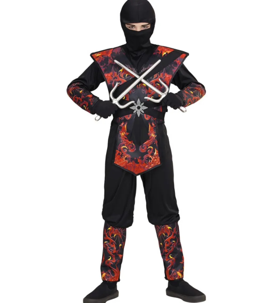 Strój ninja OGNISTY SMOK
