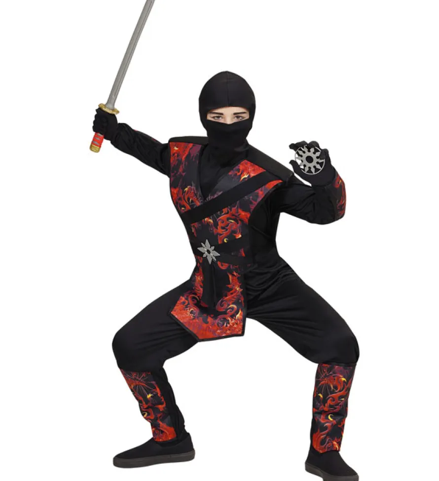 Strój ninja OGNISTY SMOK