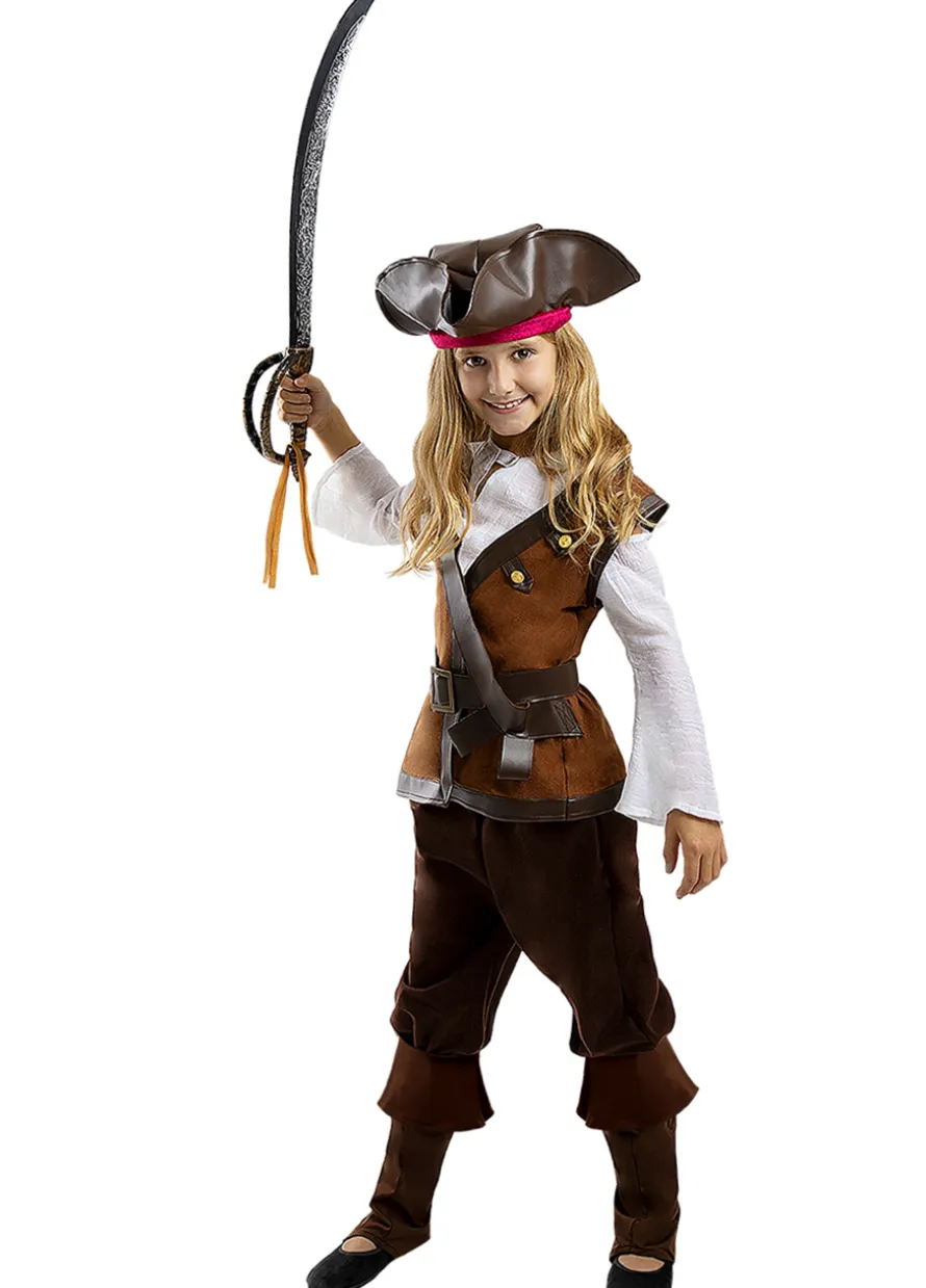 Strój pirata dla dziewczynki