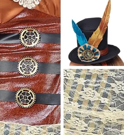 Strój piratki STEAMPUNK
