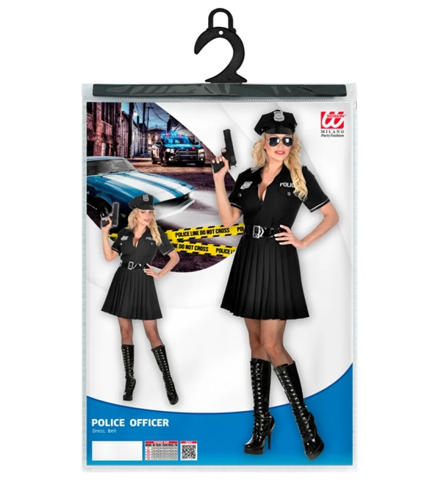 Strój POLICJANTKI plisowana sukienka