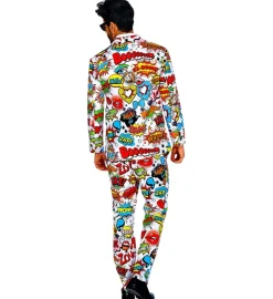 Strój POP-ART LATA 60. kolorowy garnitur