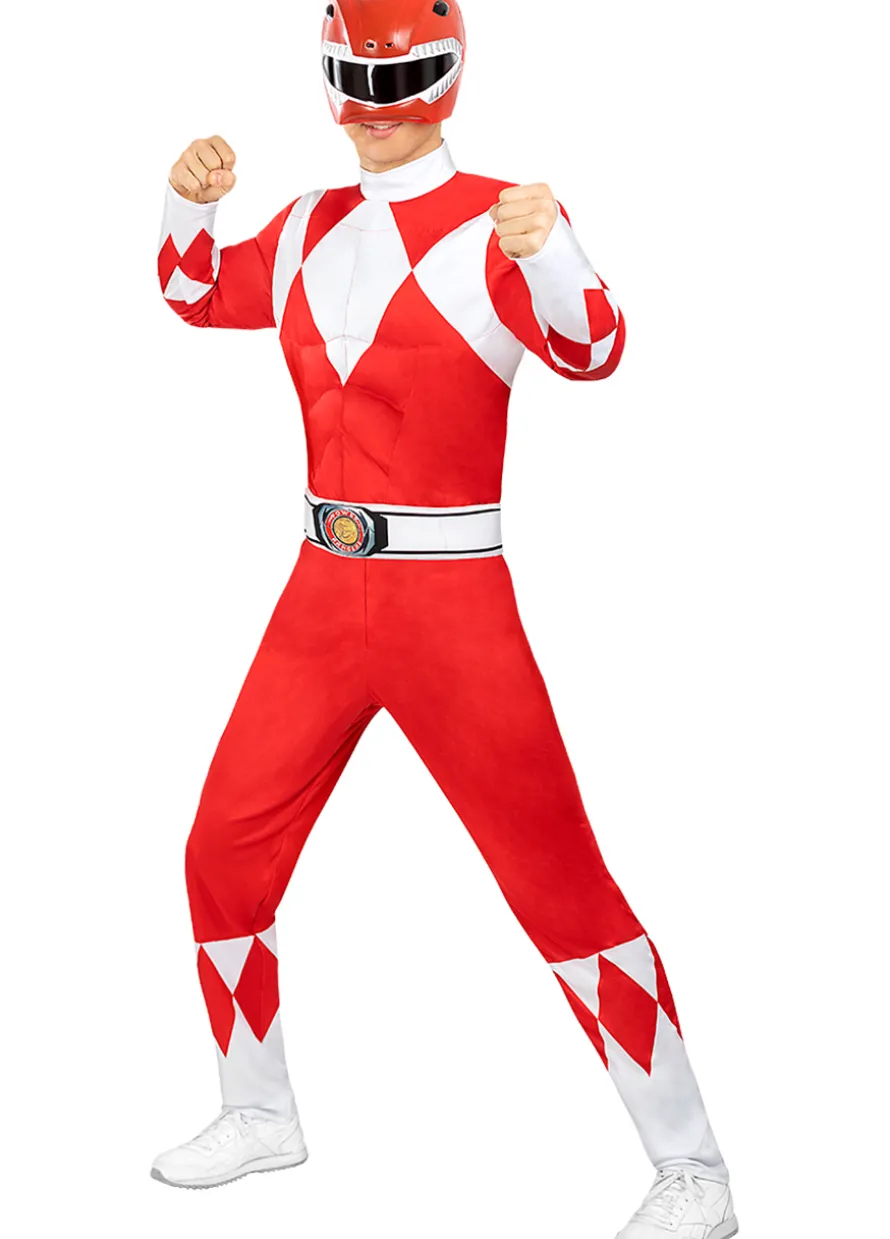 Strój POWER RANGERS czerwony - L