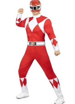 Strój POWER RANGERS czerwony - L