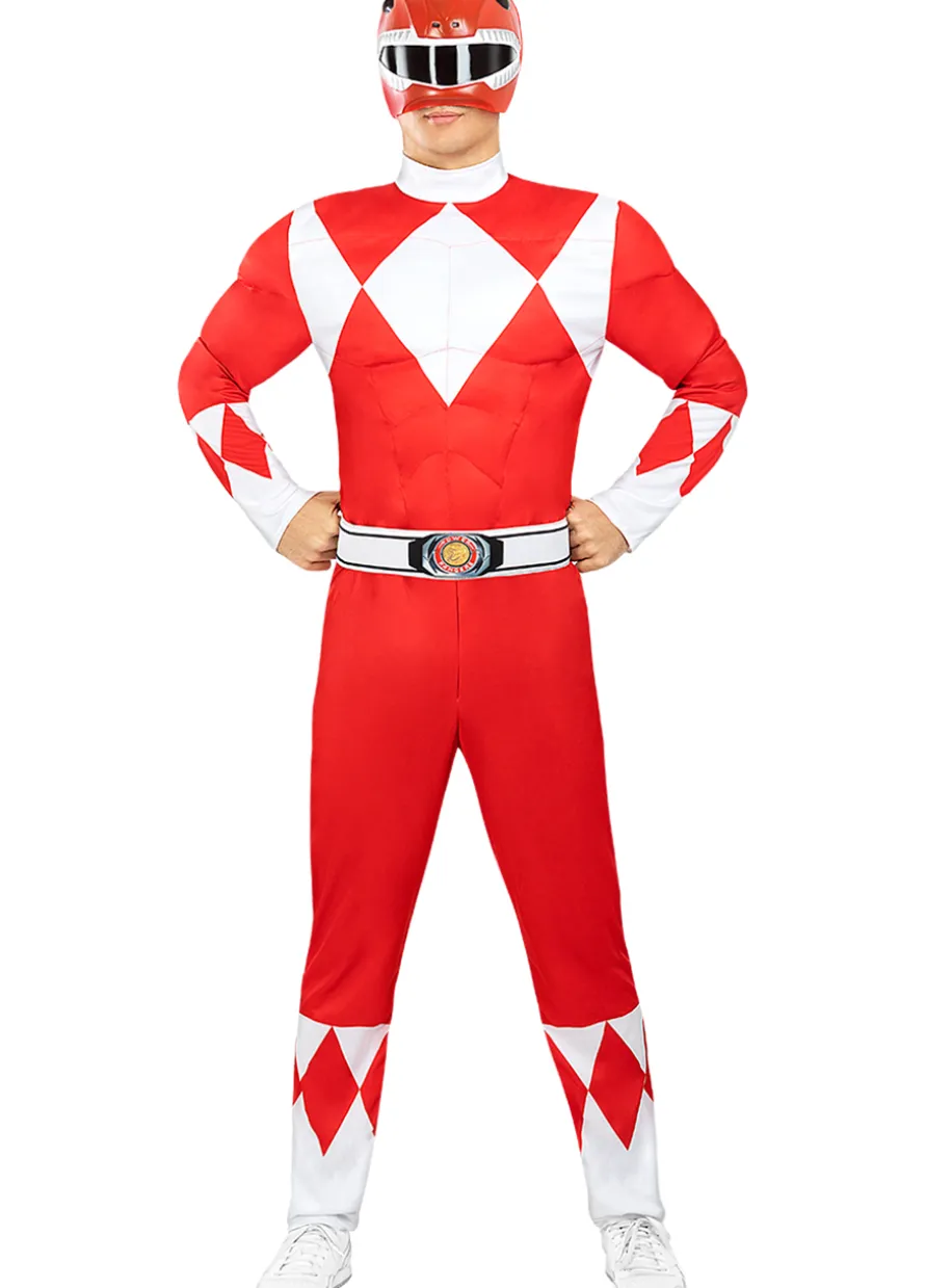 Strój POWER RANGERS czerwony - L