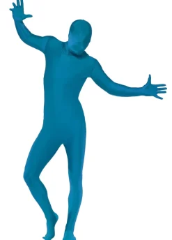 Strój SECOND SKIN niebieski - M