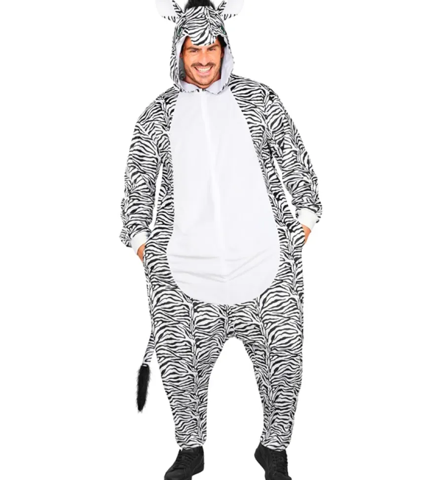 Strój ZEBRA pluszowy kombinezon