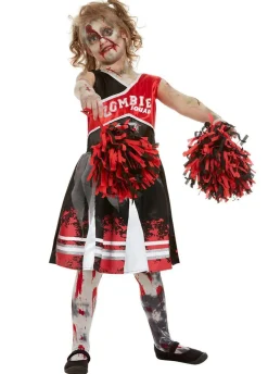 Strój zombie dla dzieci CHEERLEADERKA 7-9 lat