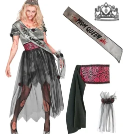 Sukienka na Halloween KRÓLOWA BALU ZOMBIE
