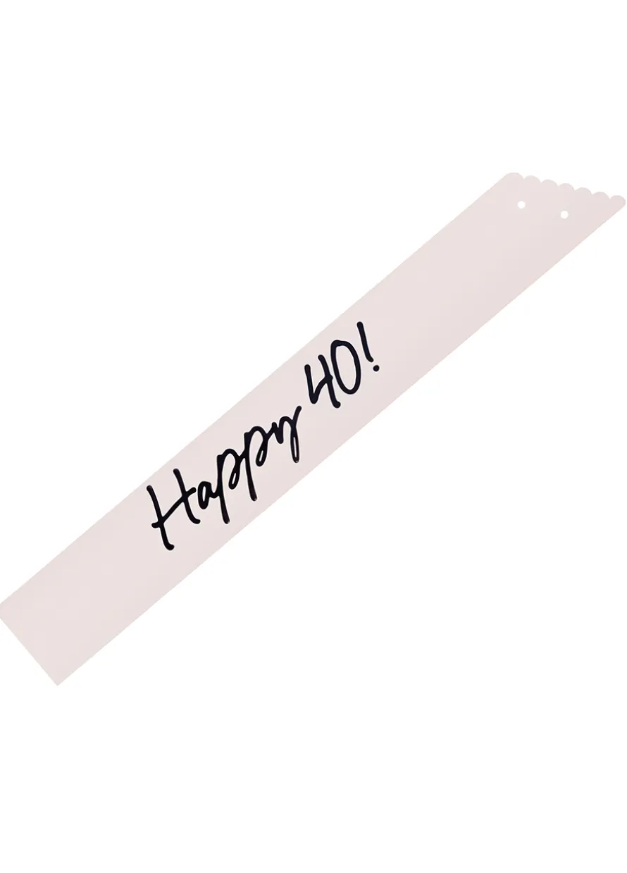 Szarfa na 40 urodziny HAPPY 40