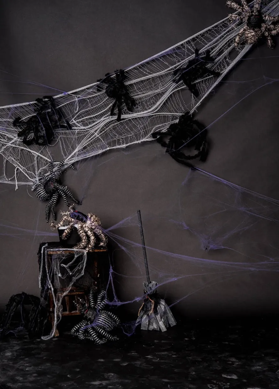Sztuczny Duży PAJĄK dekoracja na Halloween