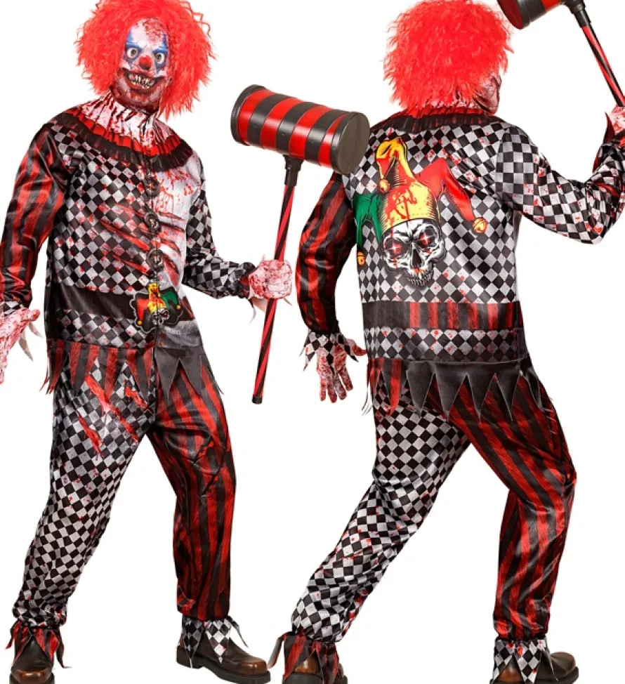 Szybki strój na Halloween KLAUN dla dorosłych