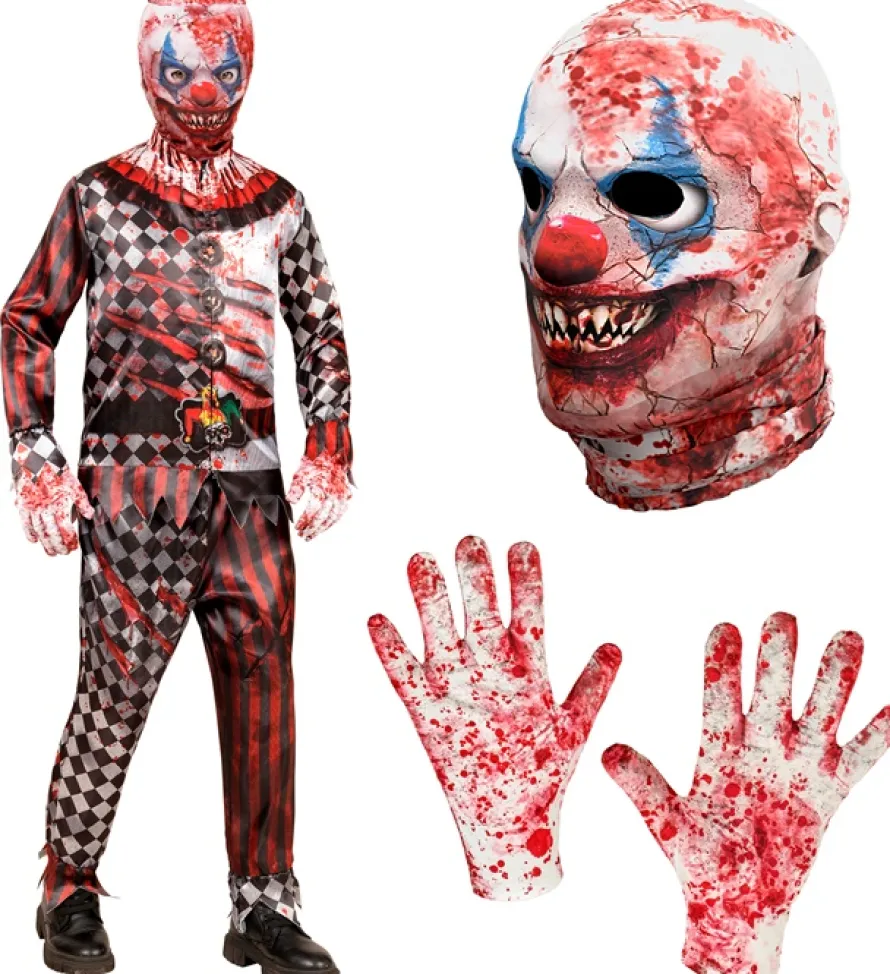 Szybki strój na Halloween KLAUN Z HORRORU