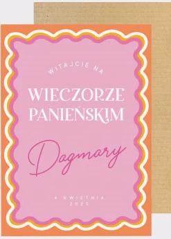 Tablica powitalna DEKORACJA NA WIECZÓR PANIEŃSKI