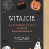 Tablica powitalna DEKORACJA NA IMPREZĘ HALLOWEENOWĄ