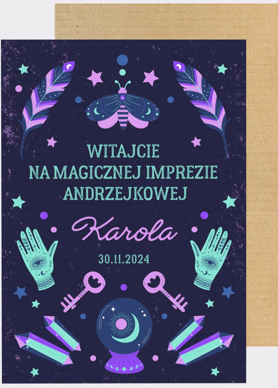 Tablica powitalna DEKORACJA ANDRZEJKOWA