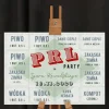 Tablica powitalna gości PRL PARTY