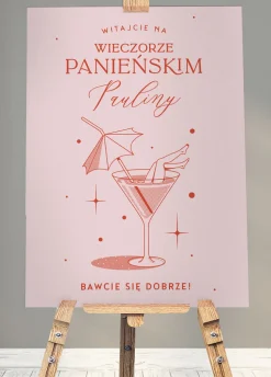 Tablica powitalna WIECZÓR PANIEŃSKI
