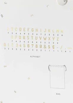 Tabliczka z literkami SERCE 31x29cm