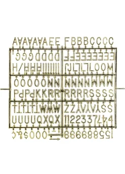 Tabliczka z literkami SERCE 31x29cm