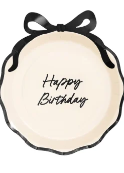 Talerzyki jednorazowe urodzinowe HAPPY BIRTHDAY (6szt)