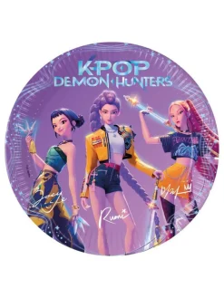 Talerzyki K-POP DEMON HUNTERS 8szt.