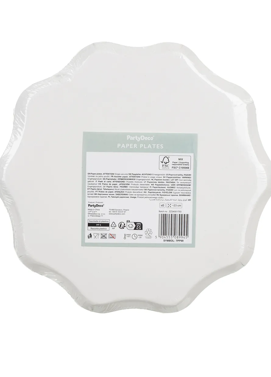 Talerzyki KRATKA 23cm (6szt.)