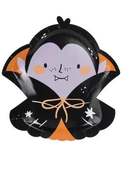 Talerzyki na Halloween DRACULA 6 szt.