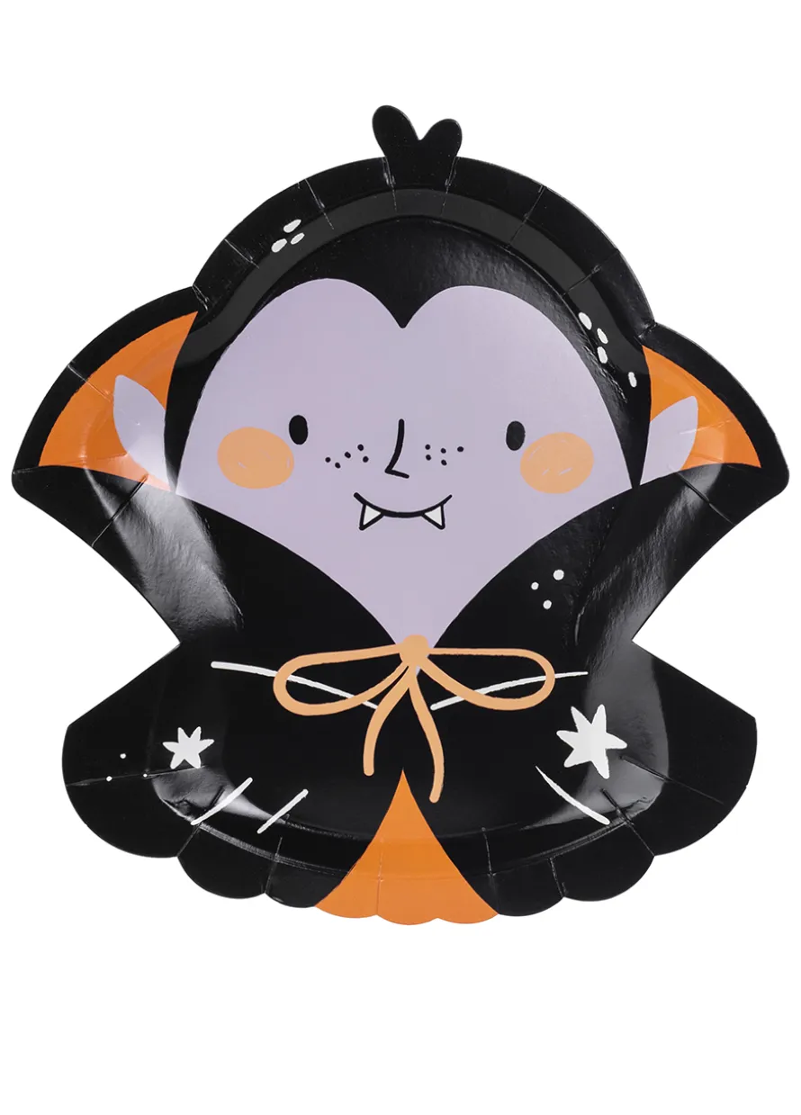 Talerzyki na Halloween DRACULA 6 szt.