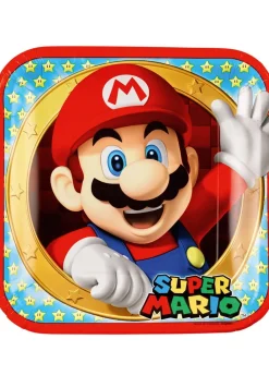 Talerzyki na urodziny dzieci SUPER MARIO 23cm (8szt.)