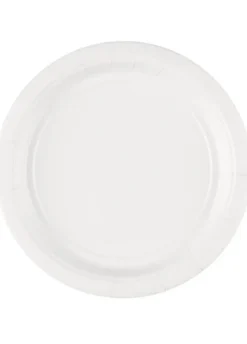 Talerzyki papierowe BIAŁE 23cm (8szt.)
