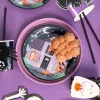Talerzyki papierowe HALLOWEEN SPOOKY FRIENDS 18 cm (6 szt.)